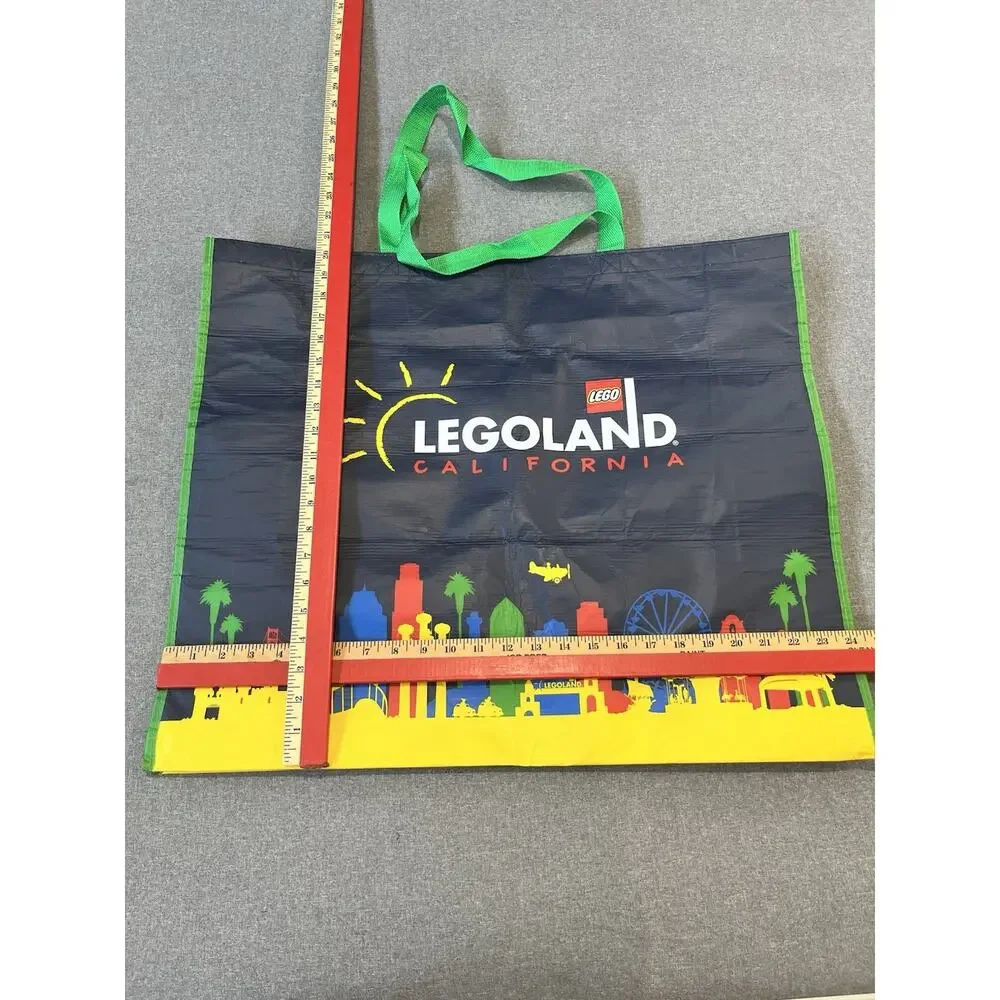 Legoland California Reusable Shopping Bag Navy Blue 20.5